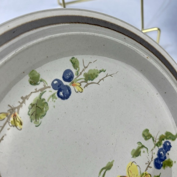 Floral Inspirations “Blossoms & Berries” Stoneware Plate Set - Picture 6 of 10